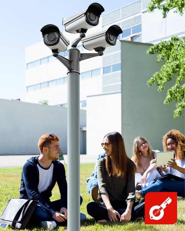 Tratamiento de imágenes con grabación de vídeo y audio con fines de seguridad en entornos educativos